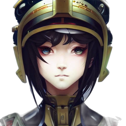 robot, face, mask, weapon transparent PNG cut-out