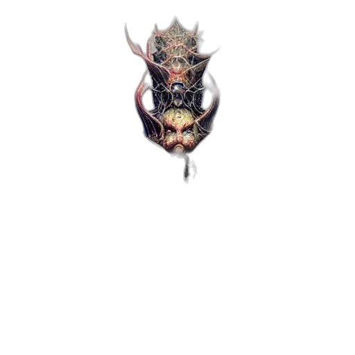 mask, dragon, staff, weapon transparent PNG cut-out