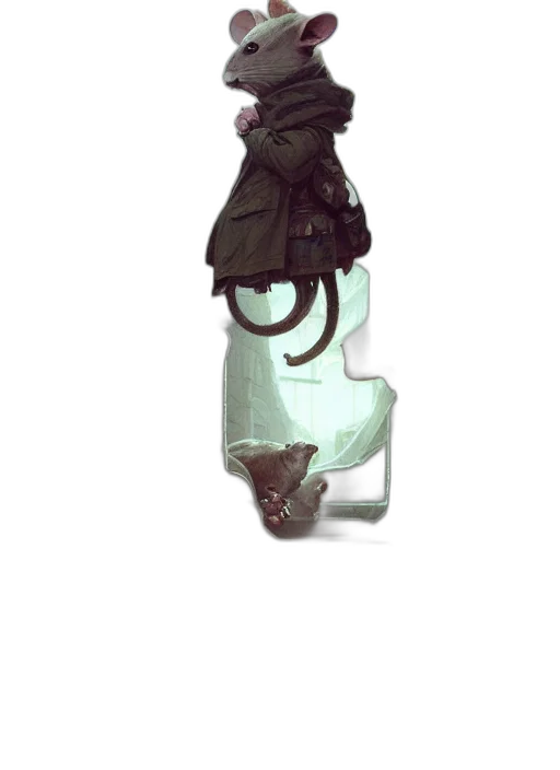 shoes, robot, staff, hat, concept art, fantasy art, pixel art, 3d render transparent PNG cut-out