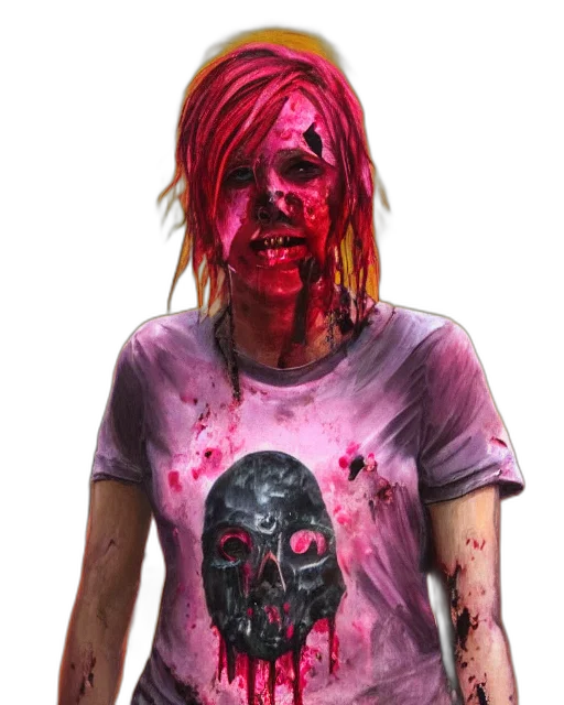 face, mask, concept art, photorealistic, cyberpunk, 3d render, female, survivor transparent PNG cut-out