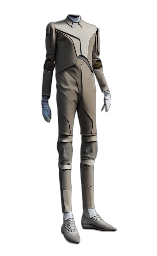 robot, jacket, staff, concept art transparent PNG cut-out