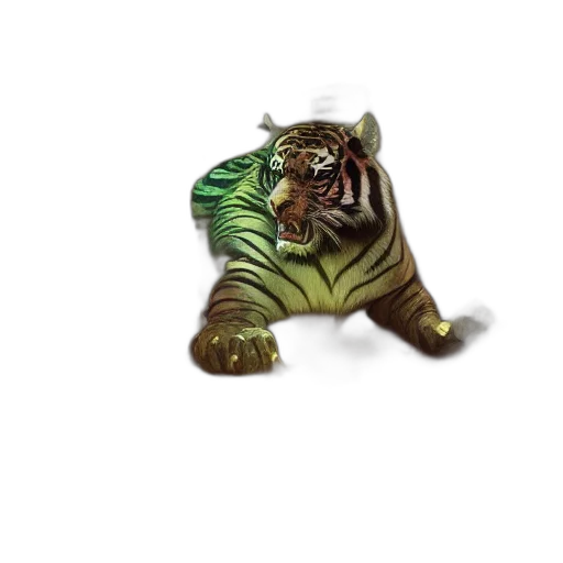 animal, creature, jewelry, 3d render transparent PNG cut-out