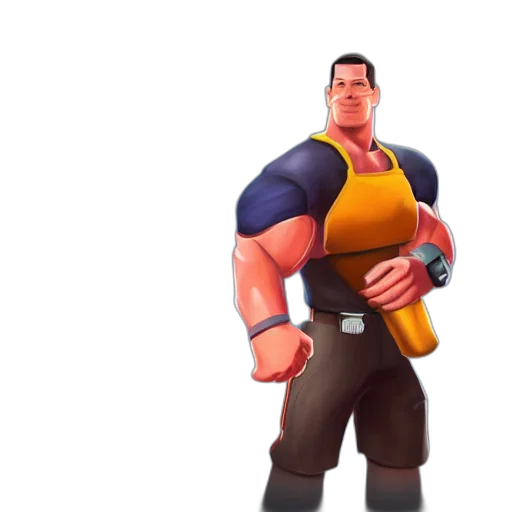 weapon, staff, bottle, robot transparent PNG cut-out