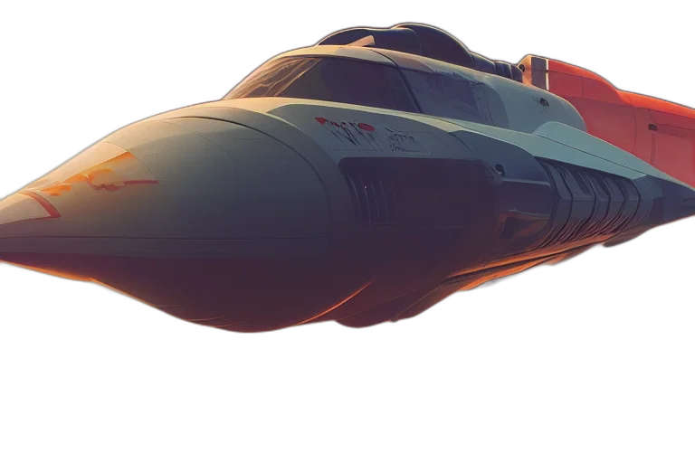 weapon, car, concept art, 3d render transparent PNG cut-out