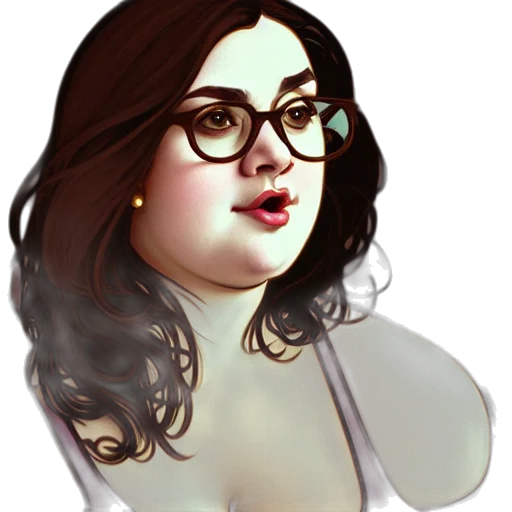 dress, face, concept art, photorealistic transparent PNG cut-out