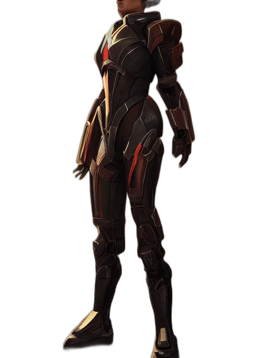 robot, concept art, comic book art, 3d render transparent PNG cut-out