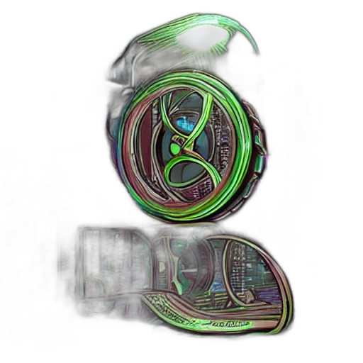 jewelry, mask, 3d render, concept art transparent PNG cut-out