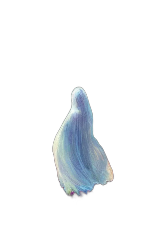 dress, hair, bottle, creature transparent PNG cut-out