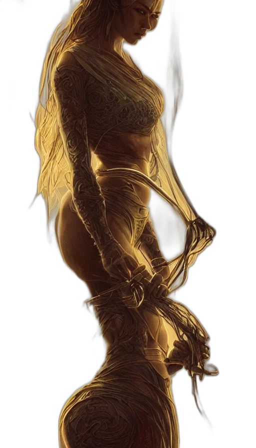 hair, dress, jewelry, mask transparent PNG cut-out