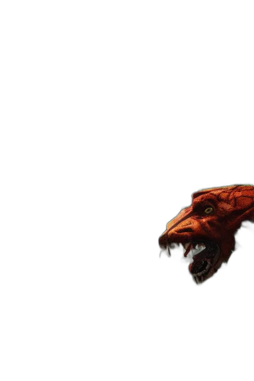 dragon, creature, animal, mask, concept art, fantasy art, pixel art, photorealistic transparent PNG cut-out