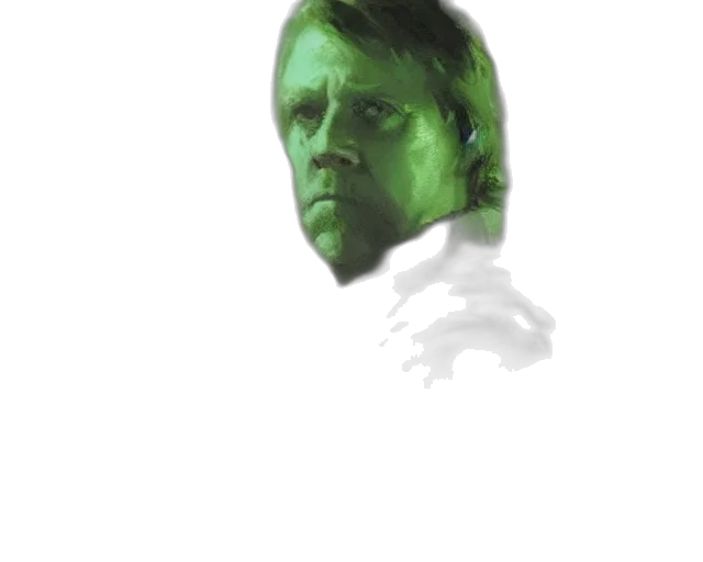 face, mask, creature, staff transparent PNG cut-out