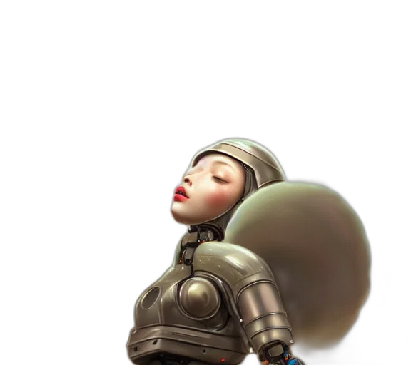 robot, staff, weapon, face transparent PNG cut-out