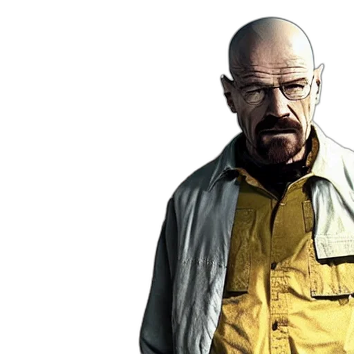 jacket, face, staff, photorealistic, 3d render, concept art, comic book art, walter transparent PNG cut-out