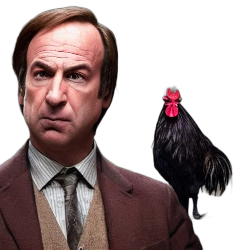animal, jacket, saul, goodman, rooster, medieval, torture, chamber transparent PNG cut-out