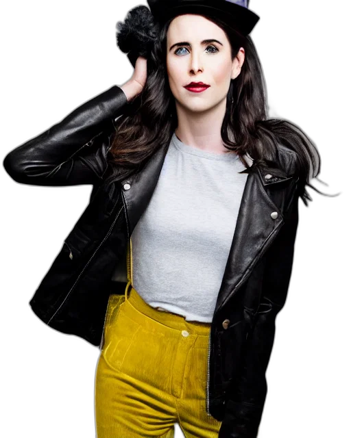 jacket, staff, hair, face transparent PNG cut-out