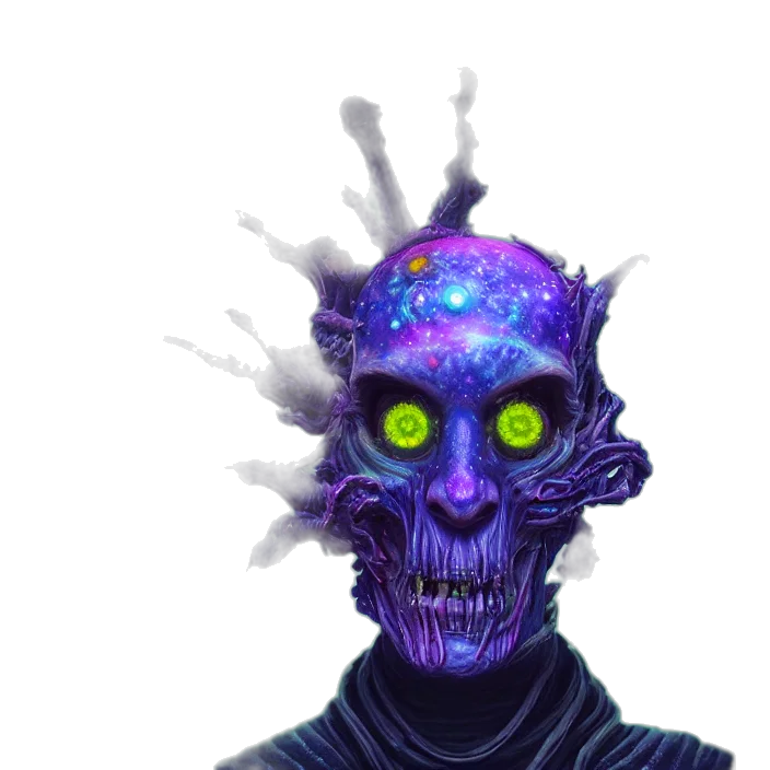 mask, face, creature, staff transparent PNG cut-out