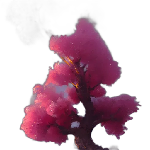 flower, tree, crown, dragon transparent PNG cut-out
