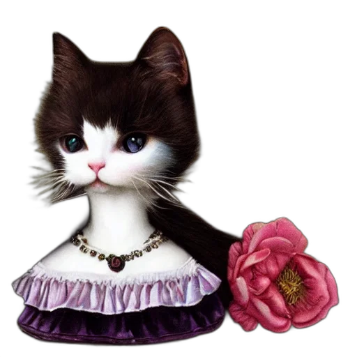 jewelry, dress, animal, staff, photorealistic, oil painting, fantasy art, pixel art transparent PNG cut-out