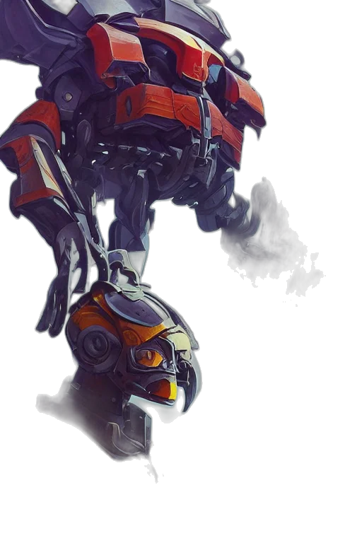 robot, weapon, mask, creature transparent PNG cut-out