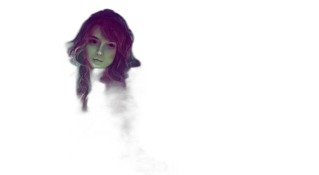 dragon, creature, hair, face transparent PNG cut-out
