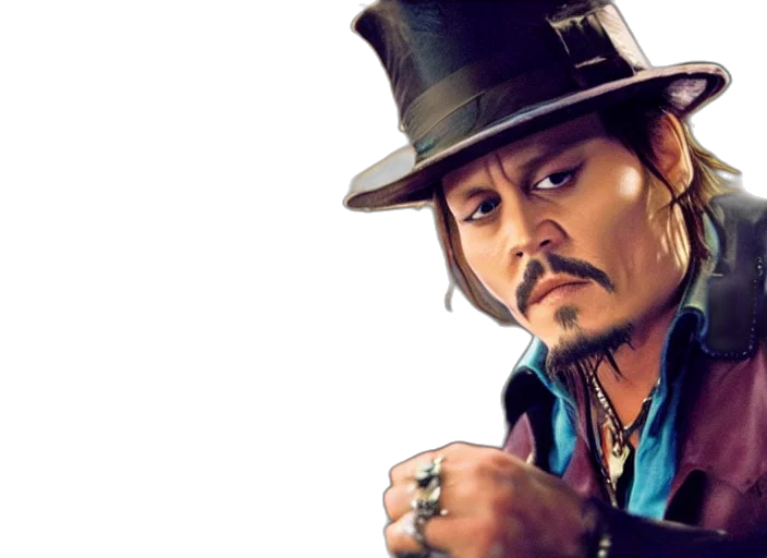 hat, face, photorealistic, comic book art, concept art, fantasy art, film, still transparent PNG cut-out