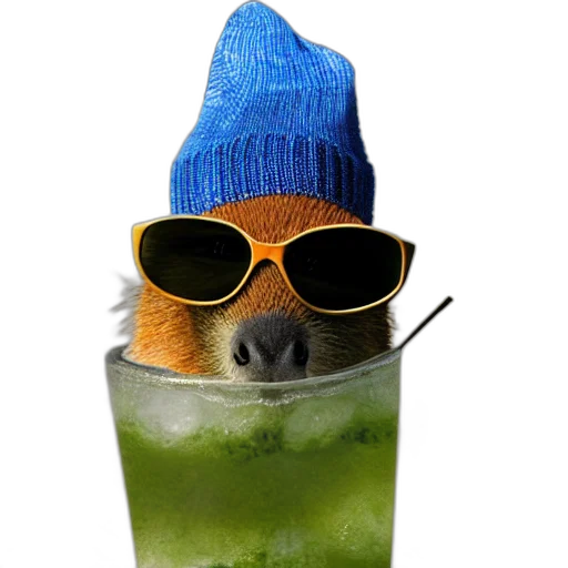 hat, animal, staff, jacket transparent PNG cut-out
