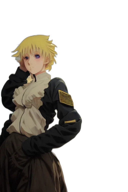 jacket, staff, weapon, sword transparent PNG cut-out