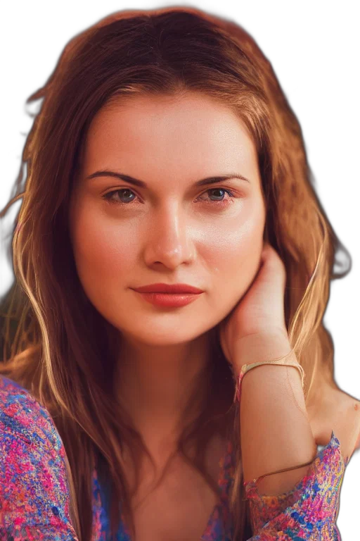 face, jewelry, crown, hair, photorealistic, oil painting, pencil sketch, cartoon transparent PNG cut-out