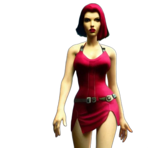 dress, 3d render, concept art, photorealistic transparent PNG cut-out