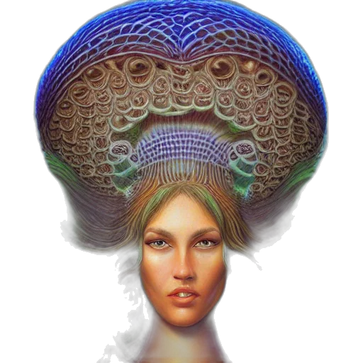 hat, crown, hair, face, fantasy art, photorealistic, concept art, oil painting transparent PNG cut-out