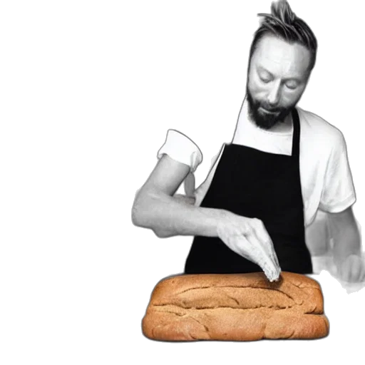 food, animal, photorealistic, concept art, thom, yorke, baking, bread transparent PNG cut-out