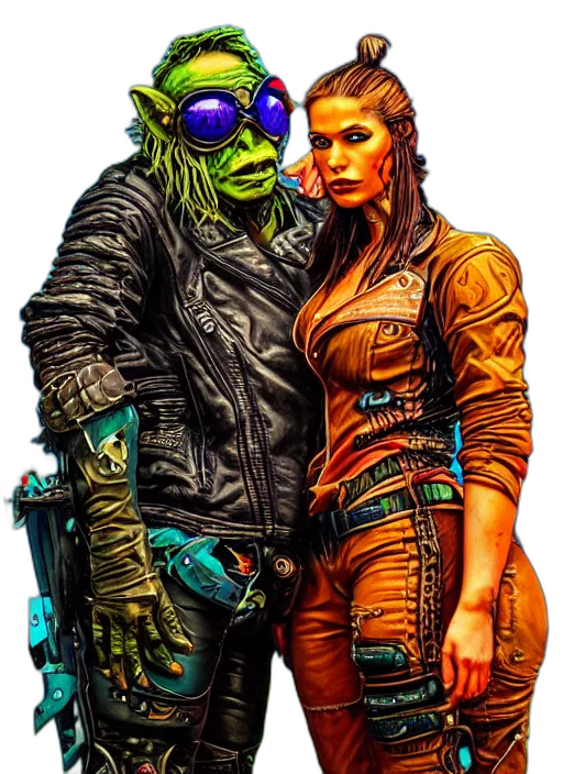 mask, comic book art, concept art, cyberpunk transparent PNG cut-out
