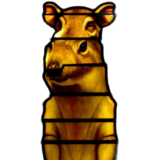 animal, creature, dress, crown transparent PNG cut-out