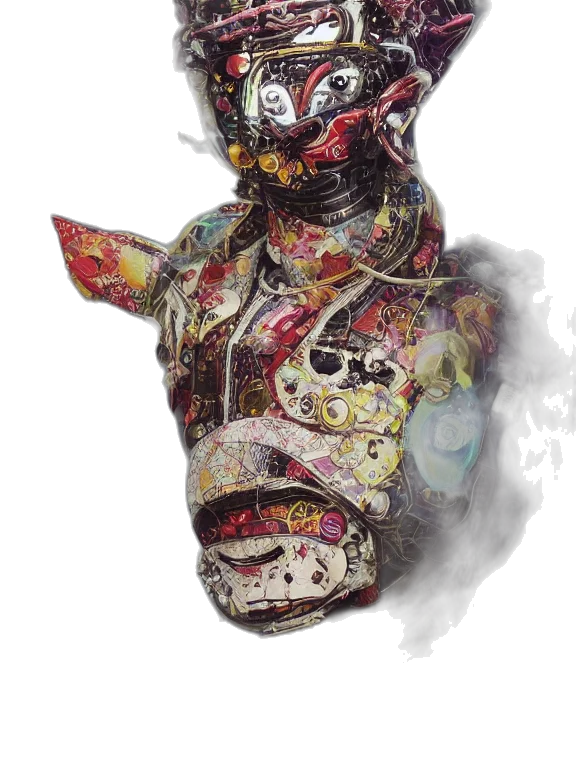 mask, robot, face, dragon transparent PNG cut-out