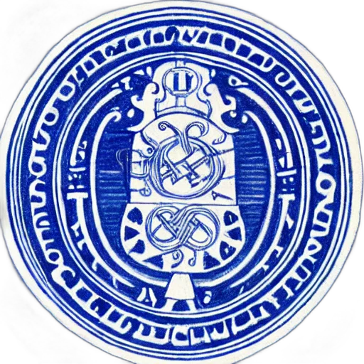 staff, crown, jewelry, robot, blue, white, drawing, seal transparent PNG cut-out
