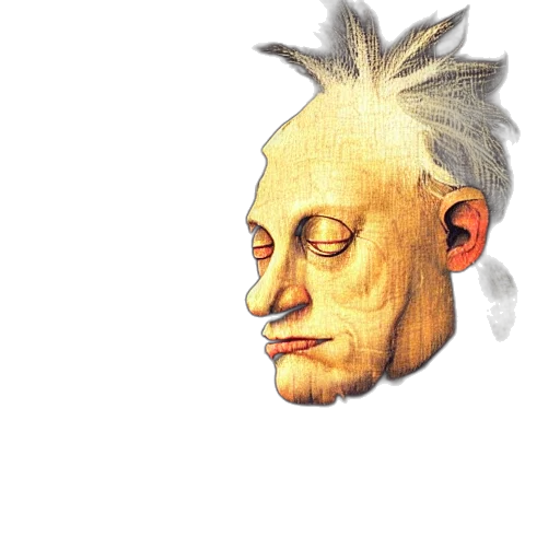 mask, face, creature, hair, 3d render, concept art, photorealistic, cartoon transparent PNG cut-out