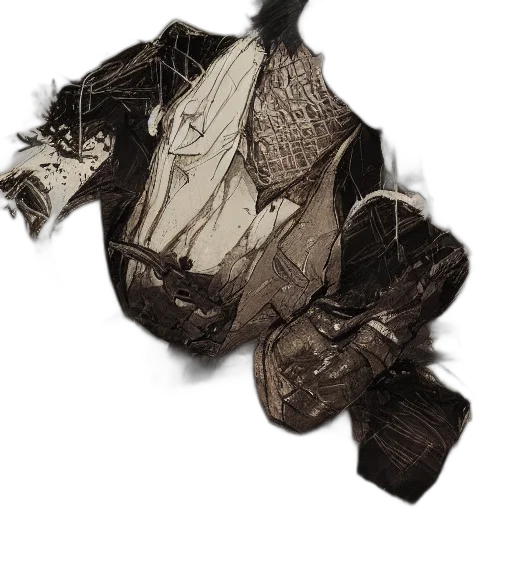jacket, mask, face, dragon transparent PNG cut-out
