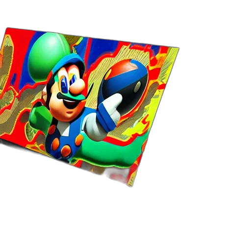 mask, weapon, furniture, 3d render, concept art, photorealistic, arms, nintendo transparent PNG cut-out