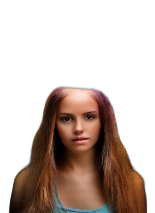 hair, face, creature, robot transparent PNG cut-out