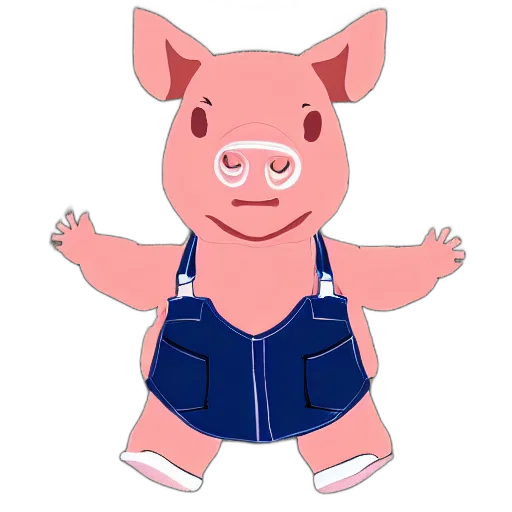 animal, dress, creature, 3d render, concept art, cartoon, pixel art, cute transparent PNG cut-out