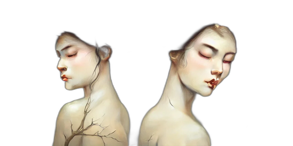 face, creature, mask, crown transparent PNG cut-out