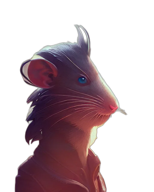 animal, creature, face, staff, concept art, 3d render, fantasy art, photorealistic transparent PNG cut-out