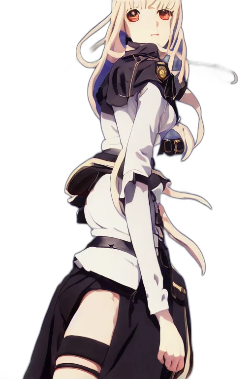 staff, dress, weapon, robot transparent PNG cut-out