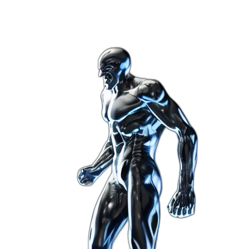 robot, concept art, comic book art, 3d render transparent PNG cut-out