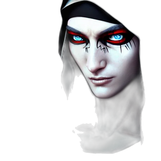 mask, face, creature, hat, fantasy art, concept art, photorealistic, 3d render transparent PNG cut-out