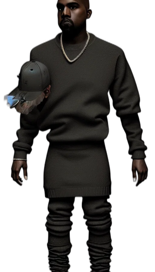 jacket, staff, hat, robot transparent PNG cut-out