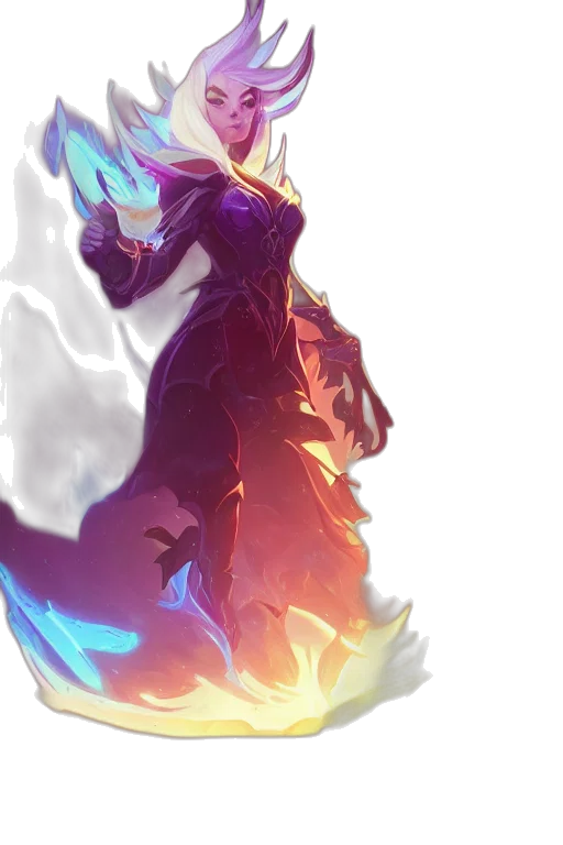 dragon, staff, weapon, dress transparent PNG cut-out