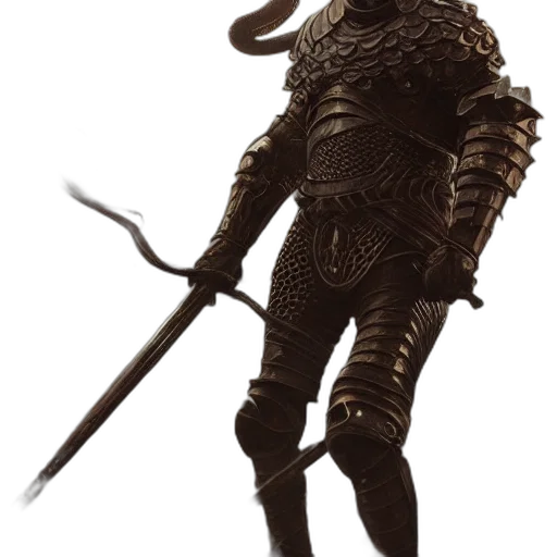 sword, staff, weapon, dragon, concept art, fantasy art, 3d render, photorealistic transparent PNG cut-out