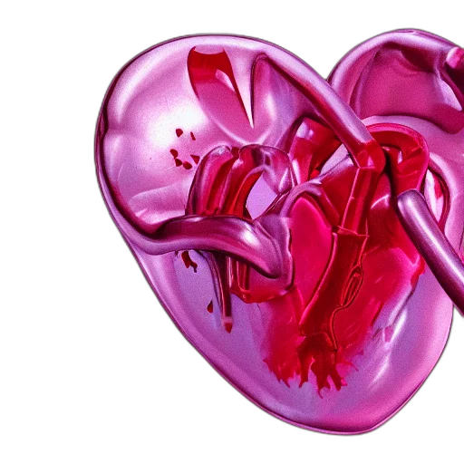 photorealistic, 3d render, human, heart transparent PNG cut-out