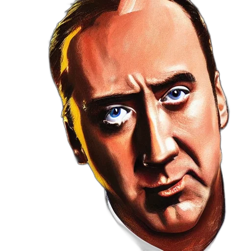 face, photorealistic, cartoon, comic book art transparent PNG cut-out
